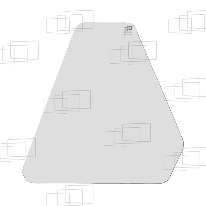 VIDRO LATERAL TRASEIRO DIREITO CURVADO