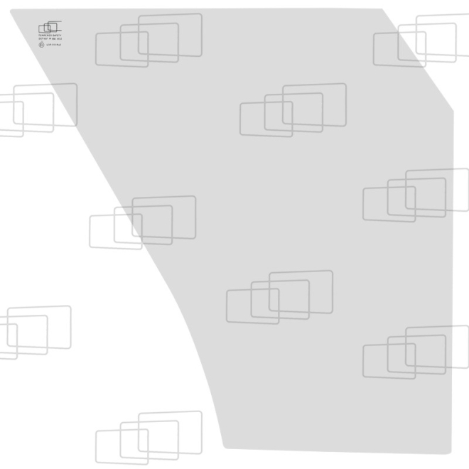 VITRE PORTE PARTIE BASSE PAS DE A/C