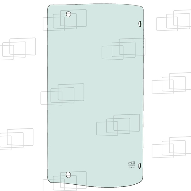 REAR LEFTHAND CORNER CURVED