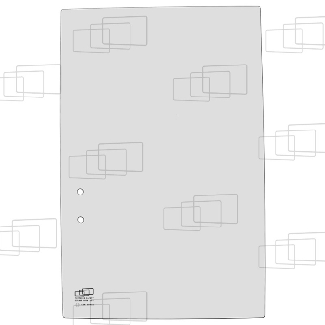 SLIDER GLASS REAR LEFT/RIGHTHAND